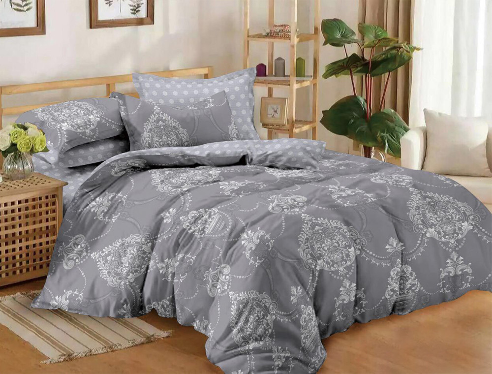 Евро макси набор постельного белья 200*220 из Сатина №396АВ Черешенка™