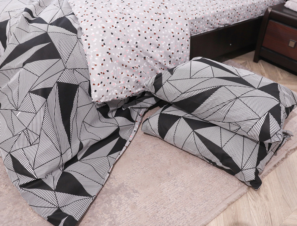 Сімейний набір постільної білизни із Бязі "Gold" №155091AB Черешенька™