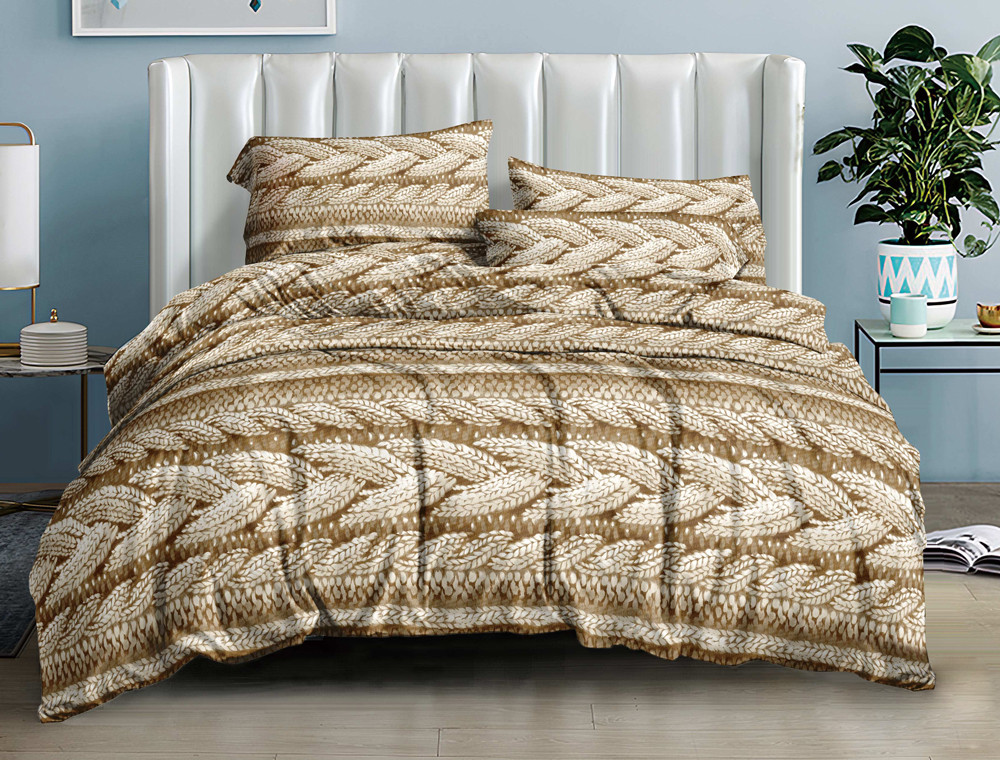 Двуспальный набор постельного белья 180*220 из Фланели №957899 Черешенка™