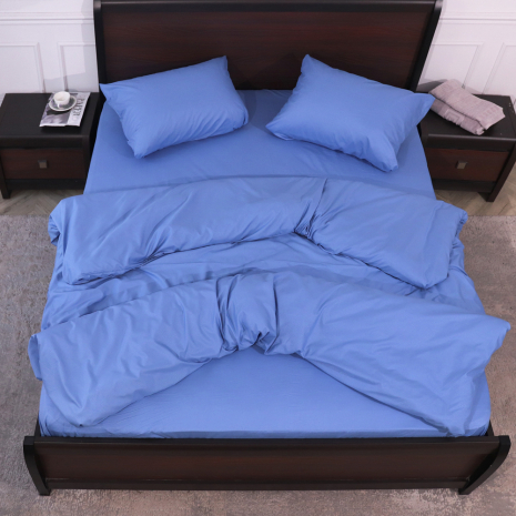 Євро набір постільної білизни 200*220 із мікрофібри №202318 Черешенька™