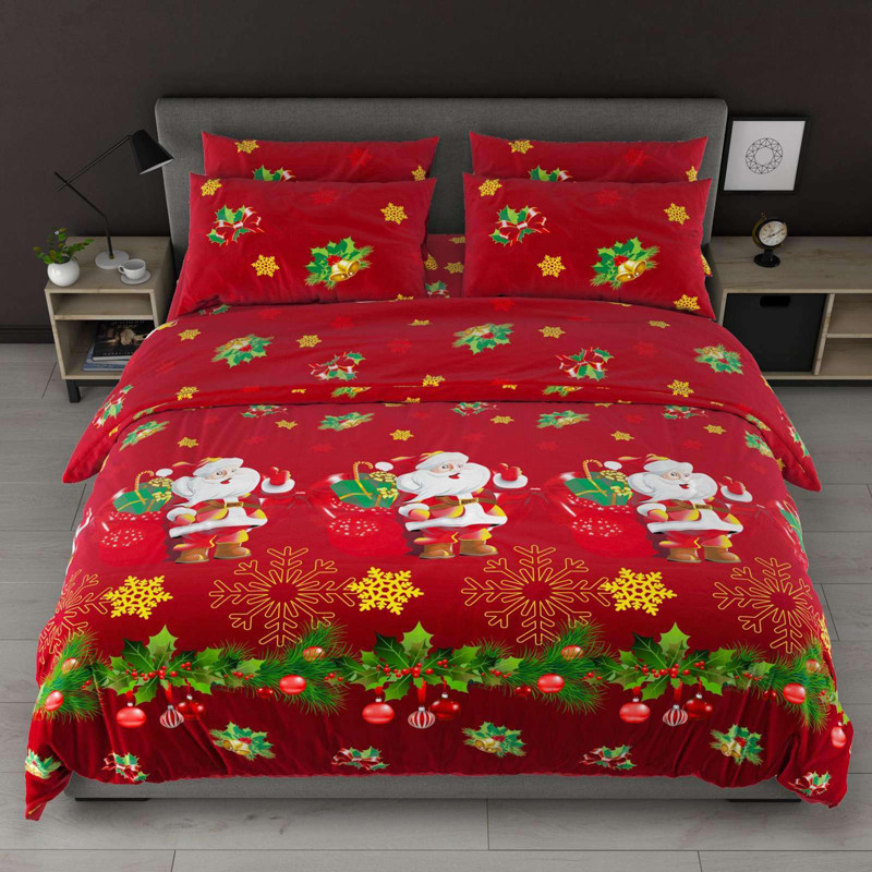 Двоспальний набір постільної білизни 180*220 із Бязі "Gold" №518109 Черешенка™