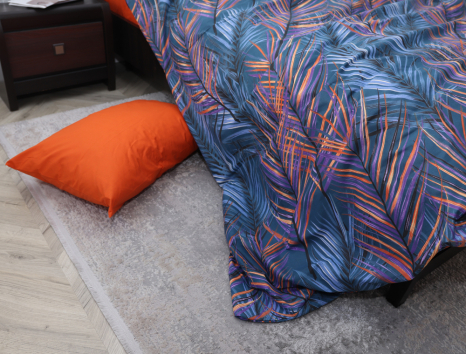 Полуторний набір постільної білизни 150*220 із Бязі "Gold" №153489AB Черешенка™