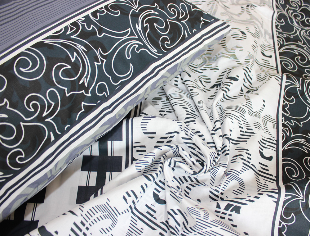 Двуспальный набор постельного белья 180*220 из Бязи "Gold" №15613 Черешенка™