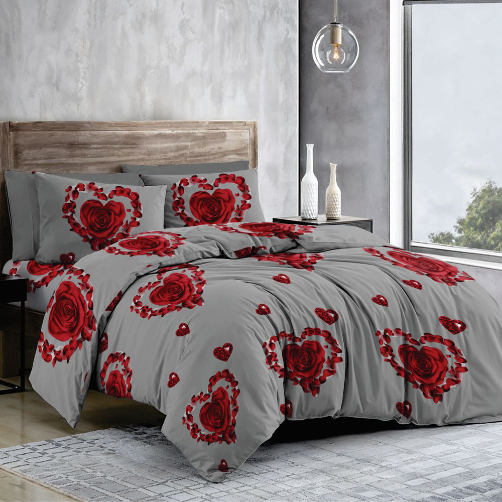 Ткань для постельного белья Бязь "Gold" Lux GL12060Lt-grey