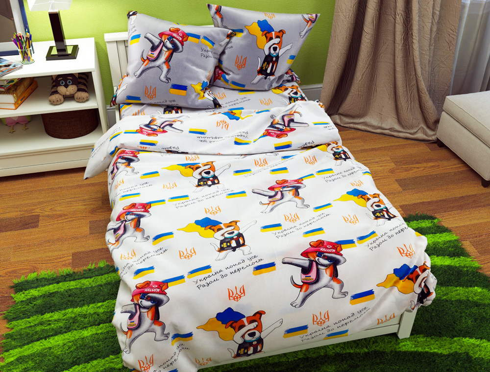 Дитячий комплект з Бязі "Gold" №165611AB Черешенка™