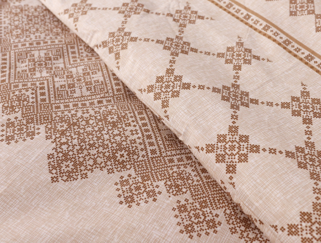 Двуспальный набор постельного белья 180*220 из Бязи "Gold" №15932 Черешенка™