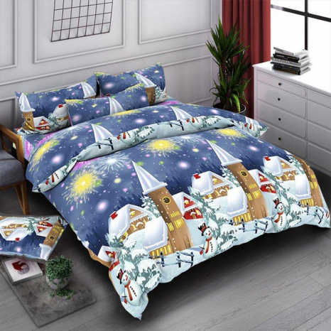 Семейный набор хлопкового постельного белья из Бязи "Gold" №157721 Черешенка™