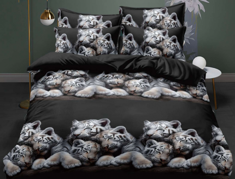 Двоспальний набір постільної білизни 180*220 із полікотону №204771 Черешенька™