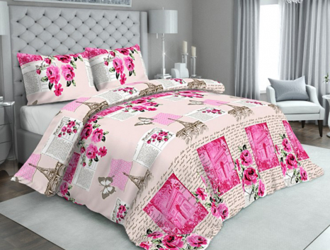 Тканина для постільної білизни Бязь "Gold" Lux GL3983