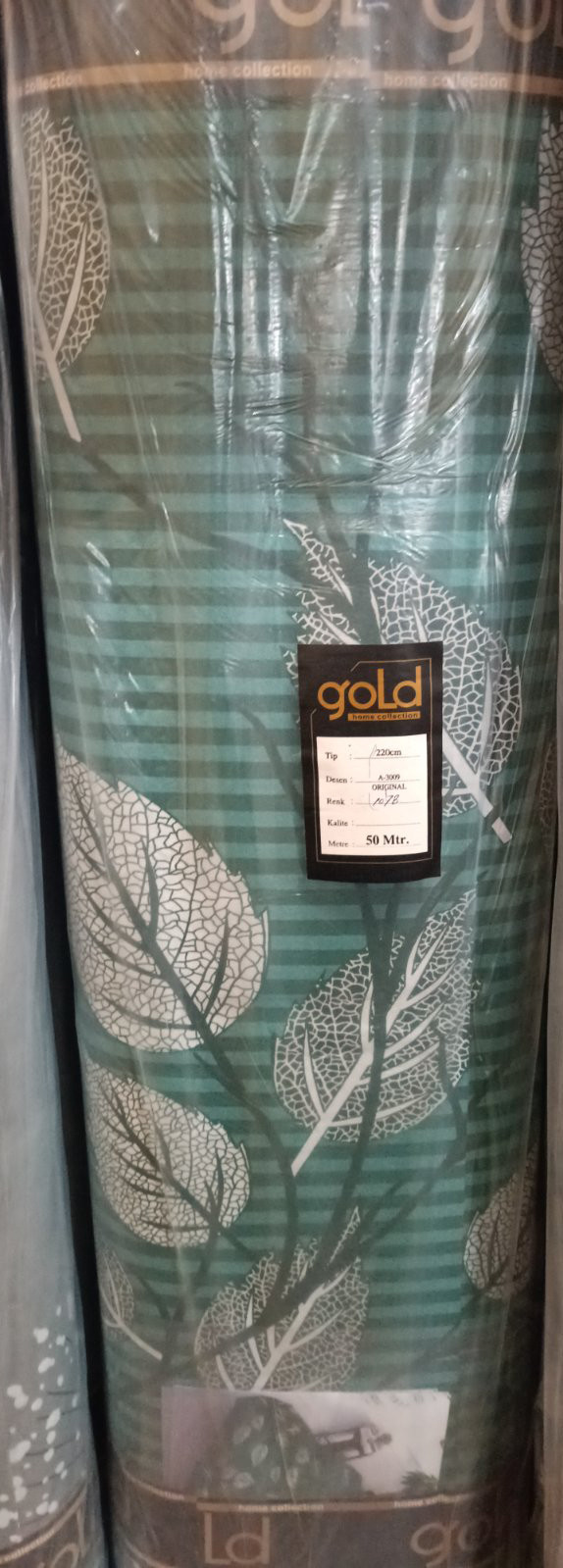 Ткань для постельного белья Бязь "Gold" Lux GL1858green-A