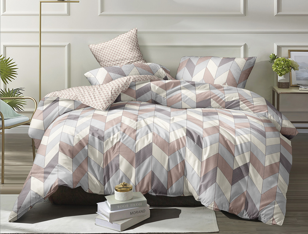 Полуторний набір постільної білизни 150*220 із Ранфорсу №18681AB Черешенка™