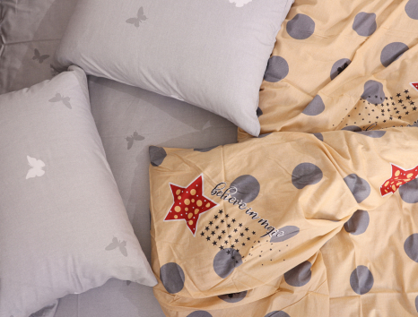 Евро макси набор постельного белья 200*220 из Сатина №051AB Черешенка™