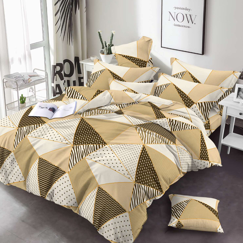 Тканина для постільної білизни Бязь "Gold" Lux GL3546brown