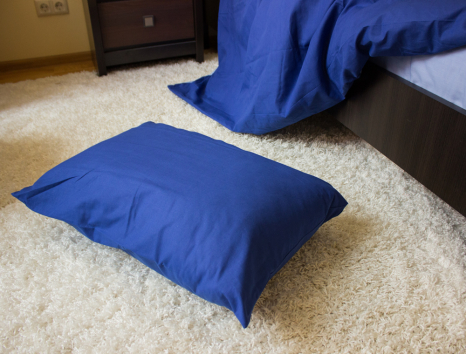 Полуторний набір однотонної постільної білизни 150*220 із Бязі "Gold" №15752AB Черешенька™