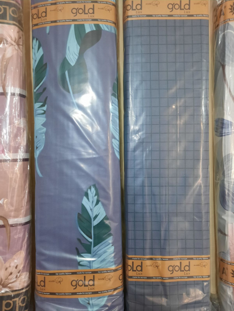 Ткань для постельного белья Бязь "Gold" GLL1941-gold (A+B) - (50м+50м)