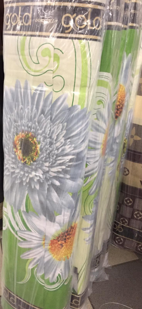 Ткань для постельного белья Бязь "Gold" Lux "Весенний букет" GL129