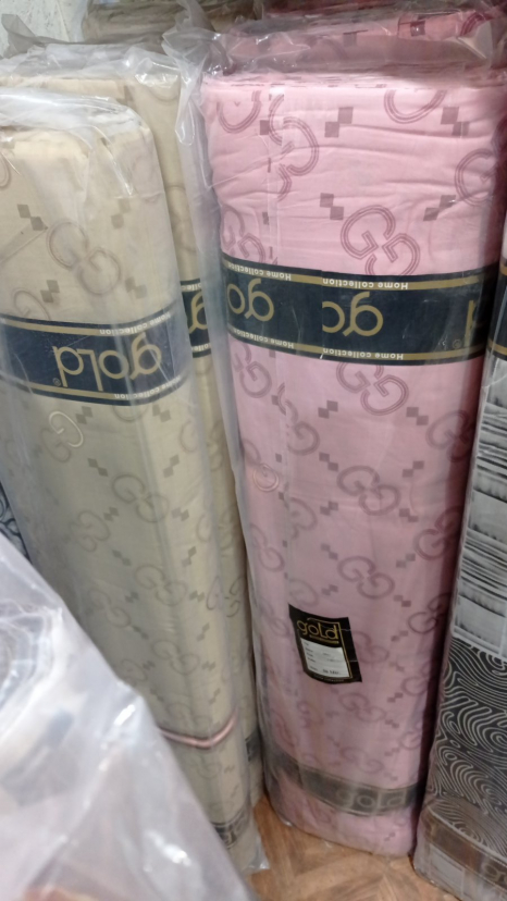 Ткань для постельного белья Бязь "Gold" Lux GL3651pink