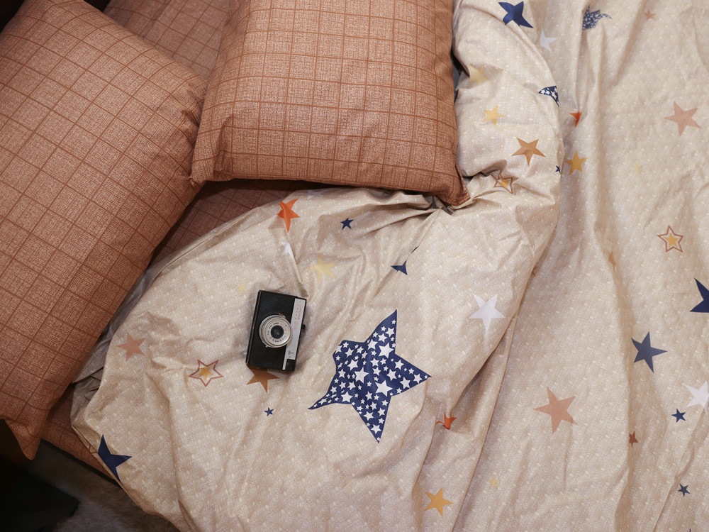 Полуторний набір постільної білизни 150*220 із Бязі "Gold" №151269AB Черешенка™