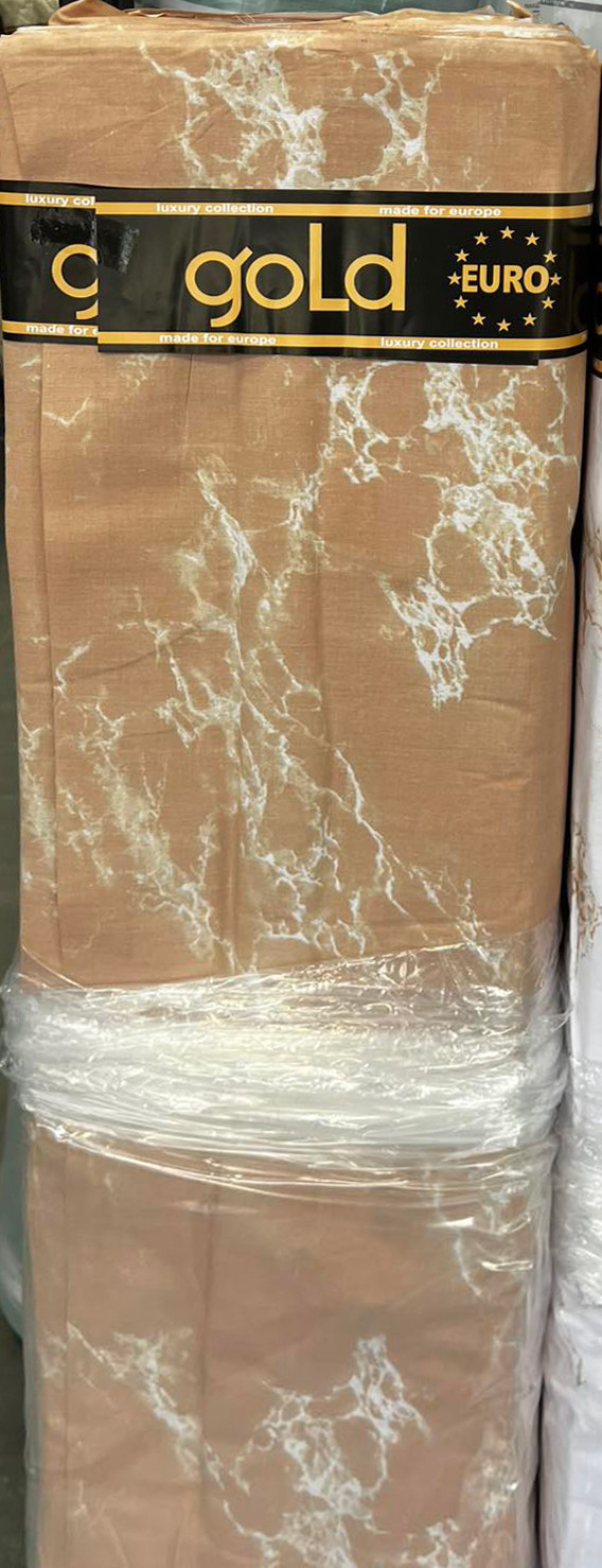 Тканина для постільної білизни Бязь "Gold" Lux GL8238beige