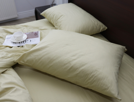 Полуторний набір постільної білизни 150*220 із Сатину №12-0619-S Черешенка™