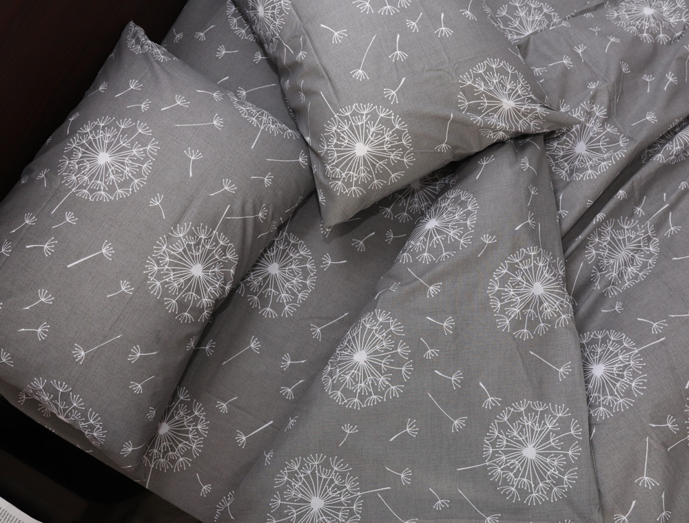 Полуторний набір постільної білизни 150*220 із Бязі "Gold" №158006 Черешенка™