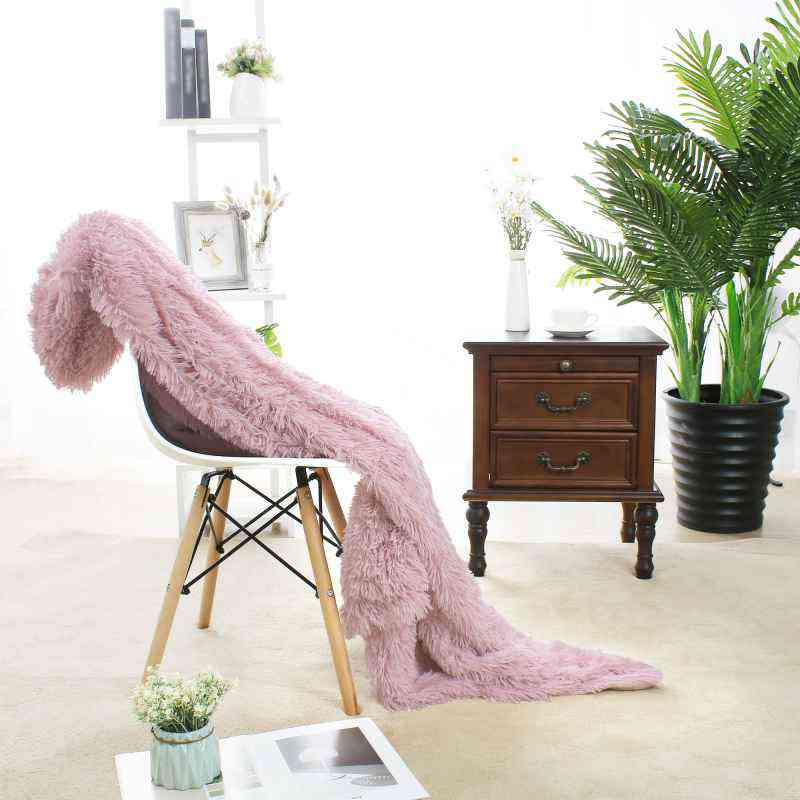 Євро-максі покривало-плед "травка" (240*220) - пудра