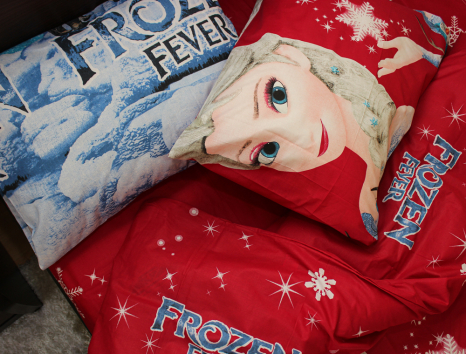 Полуторний набір постільної білизни 150*220 із Бязі "Gold" №164298 Черешенка™