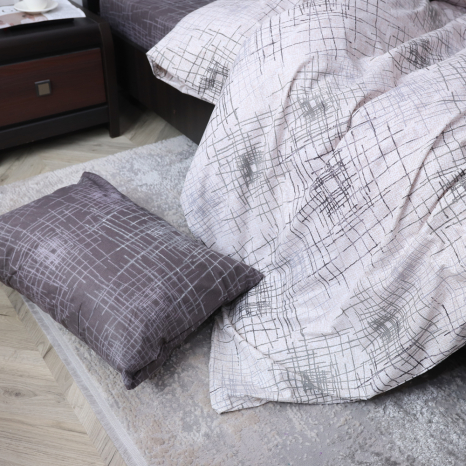 Двоспальний набір постільної білизни 180*220 із Бязі "Gold" №157867AB Черешенка™