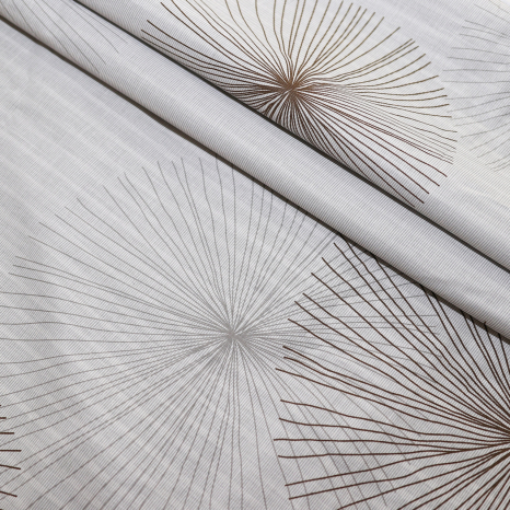 Ткань для постельного белья Бязь "Gold" Lux "Цветочный принт (Одуванчики)" GL1020 (A+B) - (50м+50м)