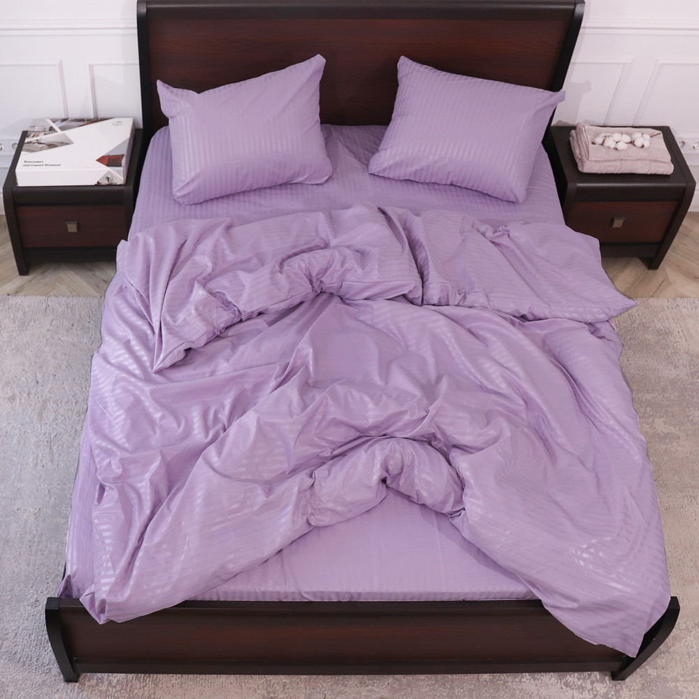 Полуторний набір постільної білизни 150*220 із мікрофібри №2060019 Черешенька™