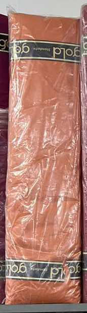 Ткань для постельного белья Бязь "Gold" Lux однотонная GLTON84Orange (50м)