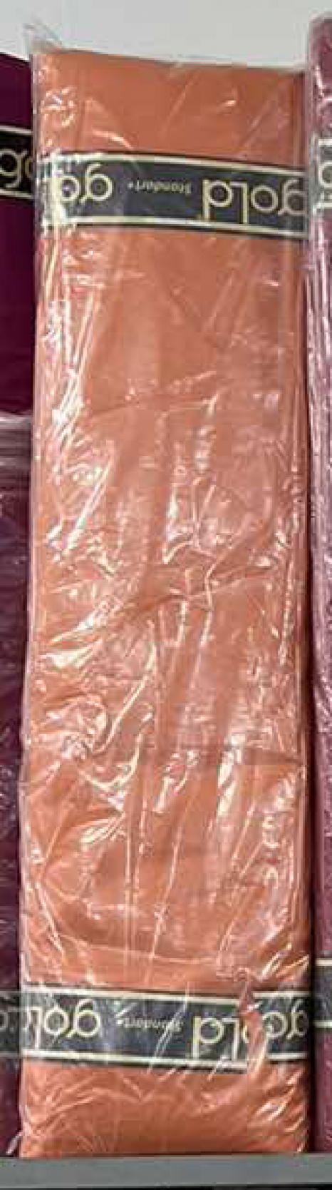 Ткань для постельного белья Бязь "Gold" Lux однотонная GLTON84Orange (50м)