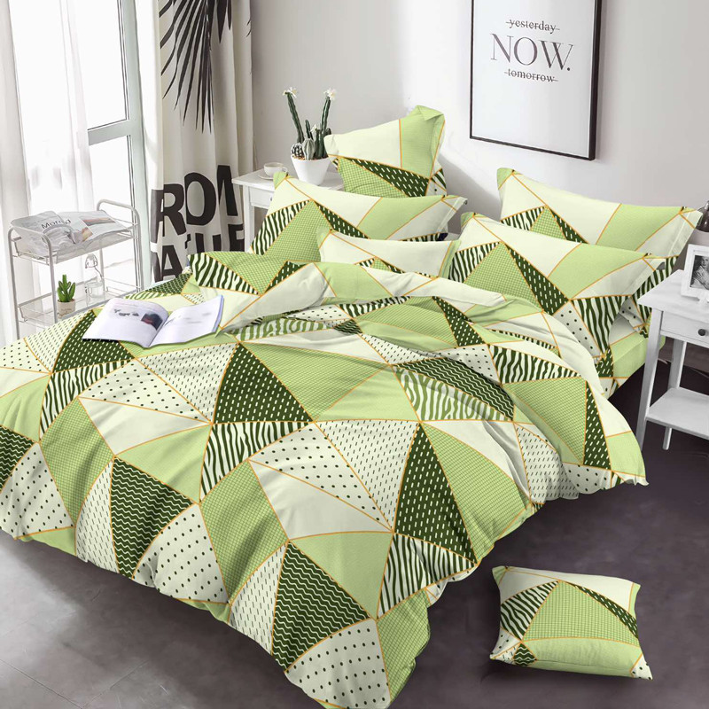 Ткань для постельного белья Бязь "Gold" Lux GL3546green