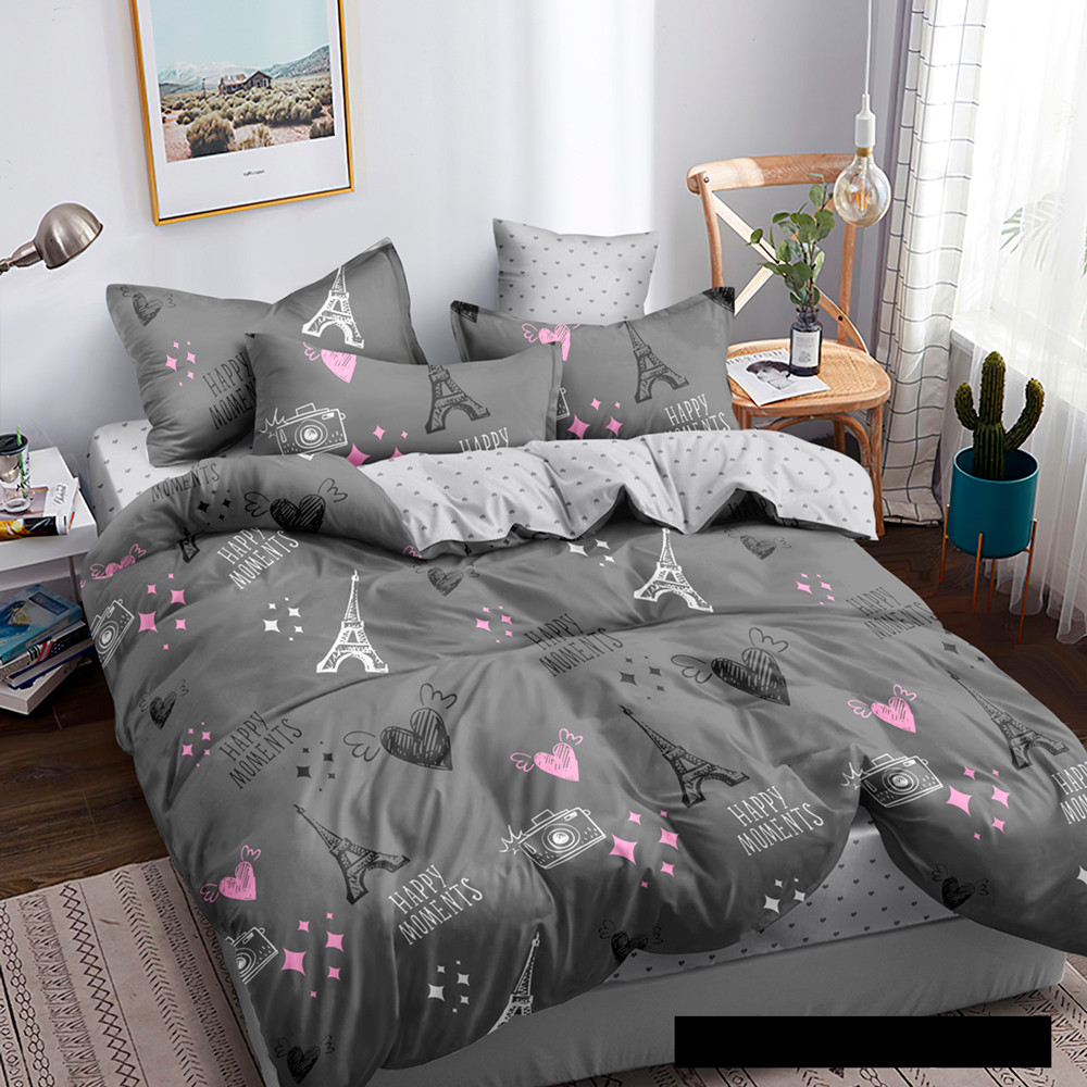 Євро-максі набір постільної білизни 200*220 із Бязі "Gold" №514889AB Черешенка™