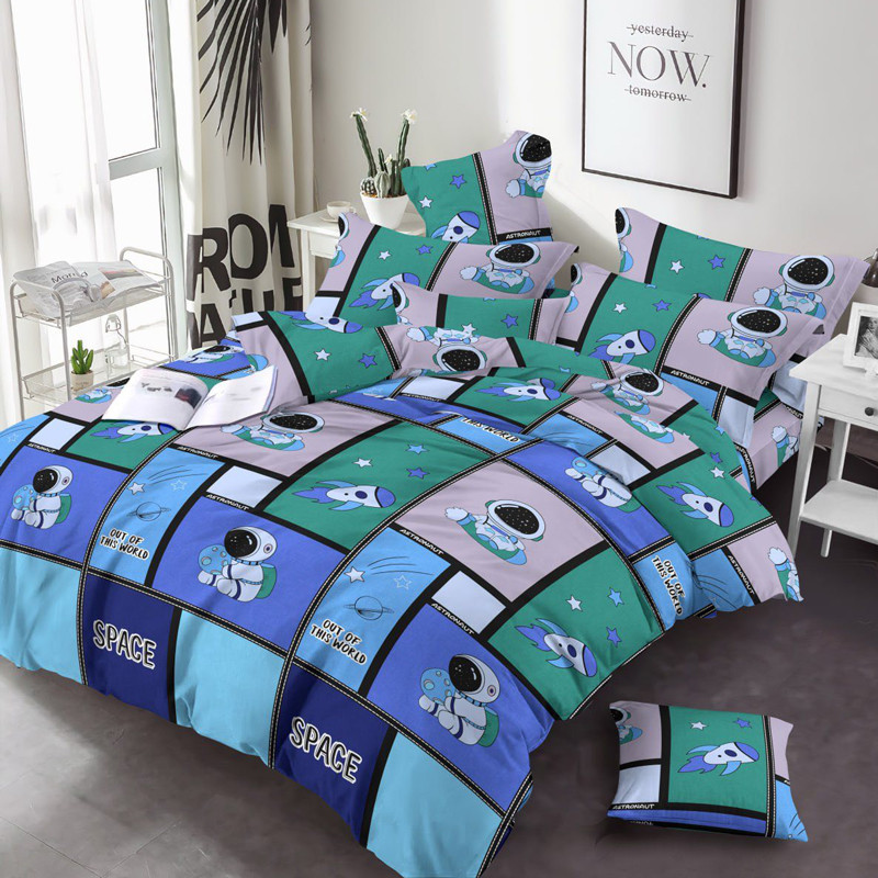 Тканина для постільної білизни Бязь "Gold" Lux дитяча GLB301blue