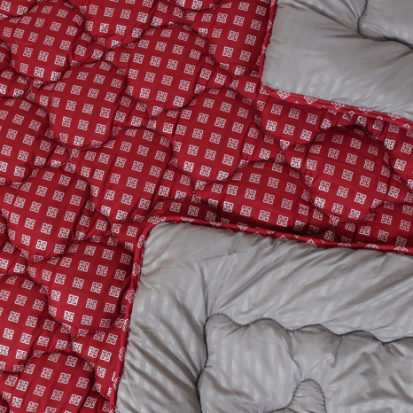 Євро ковдра мікрофібра/холофайбер двостороння №40114