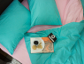 Семейный набор однотонного хлопкового постельного белья из Бязи "Gold" №15753AB Черешенка™