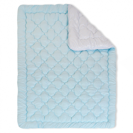 Полуторна ковдра мікрофібра/холофайбер двостороння №40083