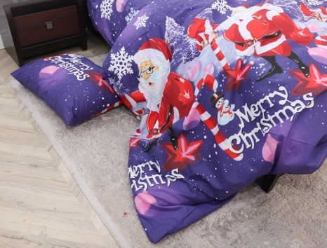 Двоспальний набір постільної білизни 180*220 із Бязі "Gold" №153476 Черешенка™