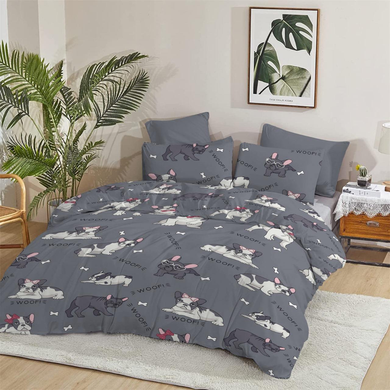 Ткань для постельного белья Бязь "Gold" Lux GL9119grey