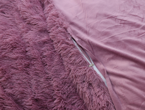 Евро-макси набор постельного белья 200*230 Плюш Травка №EL-07 Черешенка™