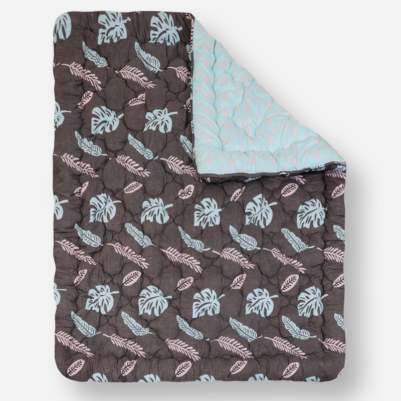 Двоспальна ковдра мікрофібра/холофайбер двостороння №40150