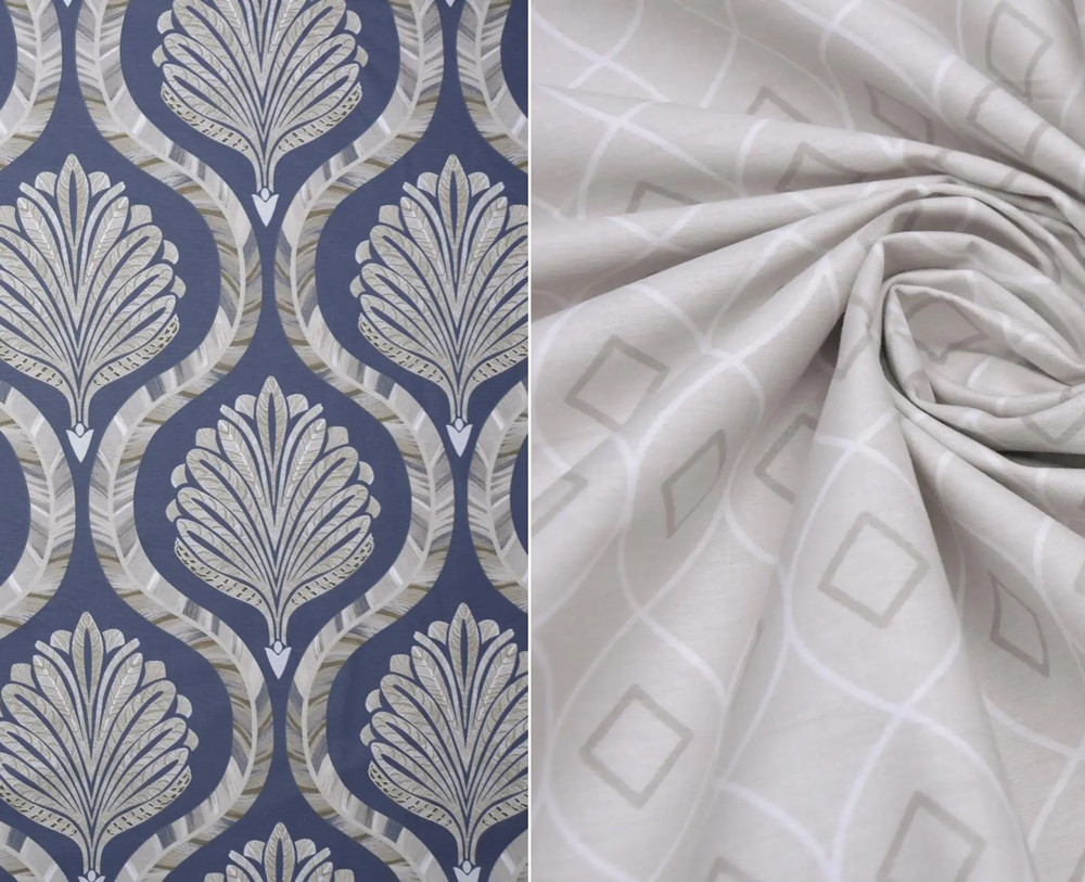 Двуспальный набор постельного белья 180*220 из Сатина №44335AB Черешенка™