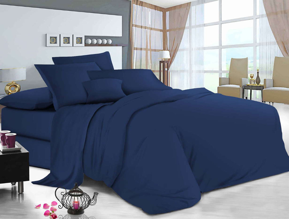 Євро-максі набір однотонної постільної білизни 200*220 із Бязі "Gold" №511033 Черешенка™