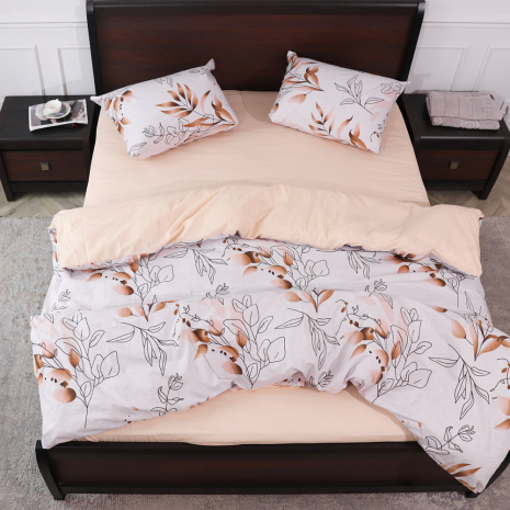 Двоспальний набір постільної білизни 180*220 із Бязі "Gold" №158250АВ Черешенка™