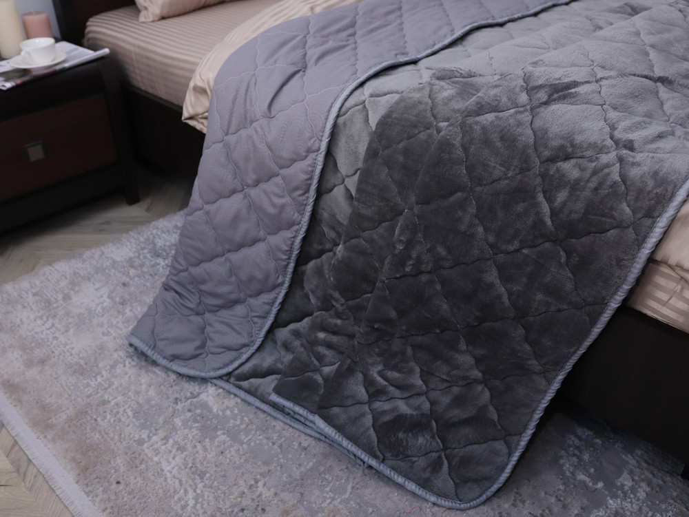 Євро-максі флісове стьобане покривало №55064R