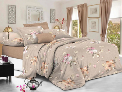 Ткань для постельного белья Сатин S23-2A (60м)