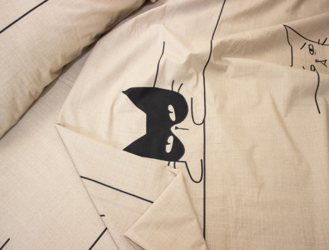 Євро-максі набір постільної білизни 200*220 із Ранфорсу №182116 Черешенка™