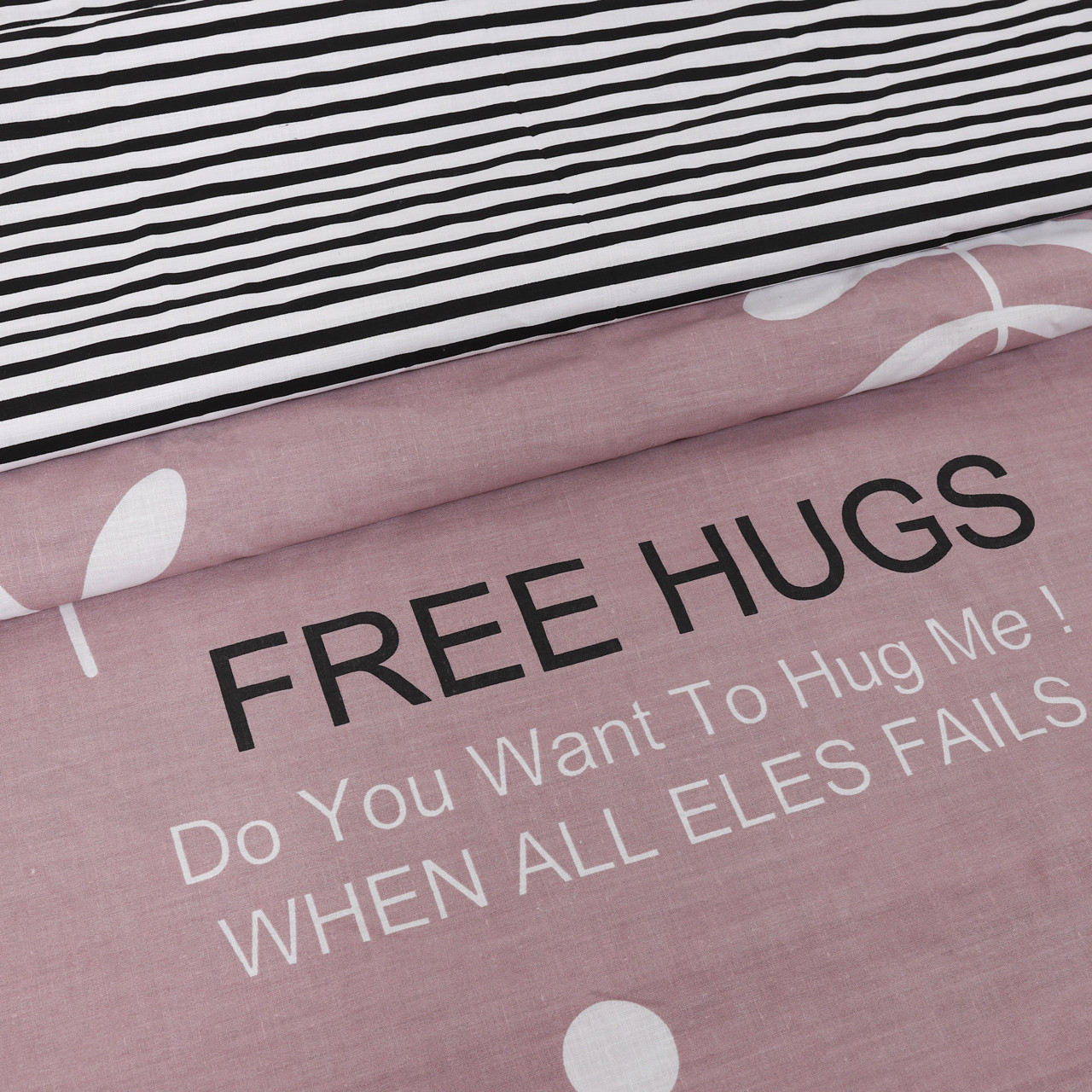 Ткань для постельного белья Бязь "Gold" Lux "Свободные объятья" GL1656 (A+B) - (50м+50м)