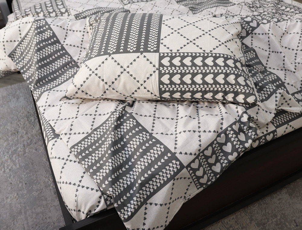 Двоспальний набір постільної білизни 180*220 із Бязі "Gold" №153487 Черешенка™